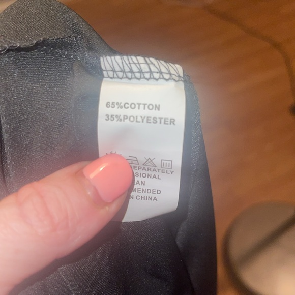 CBR NWT One shoulder Black Glitter dress. Small. - Picture 14 of 14